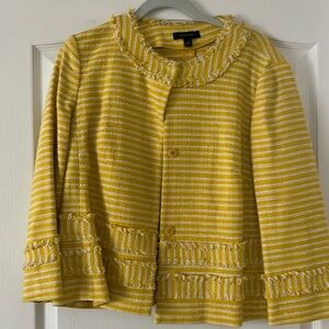 And Taylor, yellow and white blazer